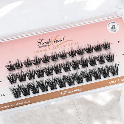 Pre-Glued Press On Lashes (Volume)