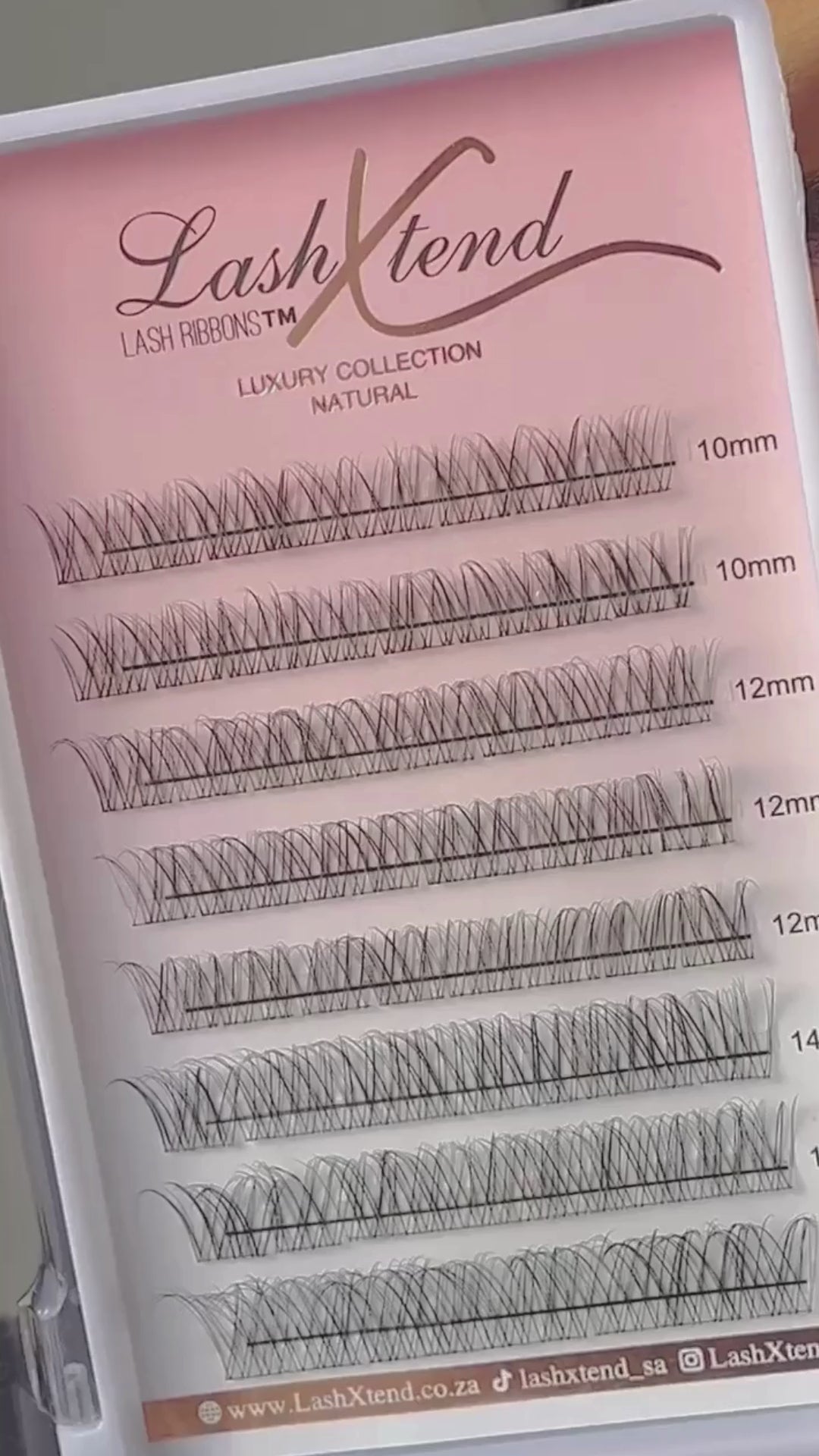 Luxury Collection Natural Pre Cut Lash Segment Kit